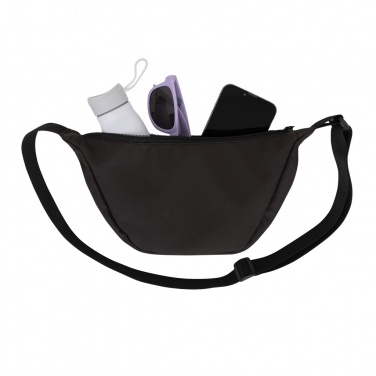 Logo trade promotional items image of: Crescent AWARE™ RPET half moon sling bag