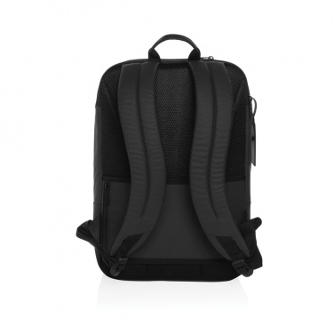 Logotrade corporate gift picture of: Armond AWARE™ RPET 15.6 inch deluxe laptop backpack