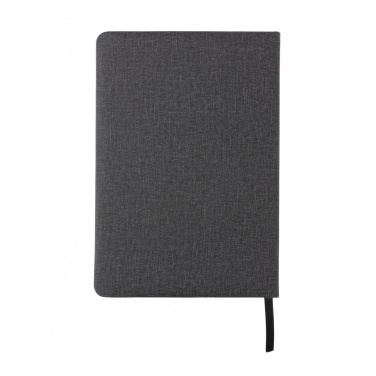 Logo trade promotional merchandise photo of: Deluxe A5 Notebook with phone pocket