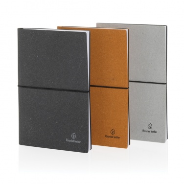 Logotrade advertising product image of: A5 recycled leather notebook