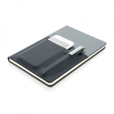 Logotrade promotional merchandise photo of: A5 Deluxe notebook with smart pockets