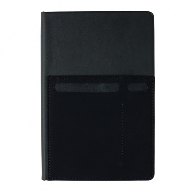 Logo trade promotional giveaway photo of: A5 Deluxe notebook with smart pockets