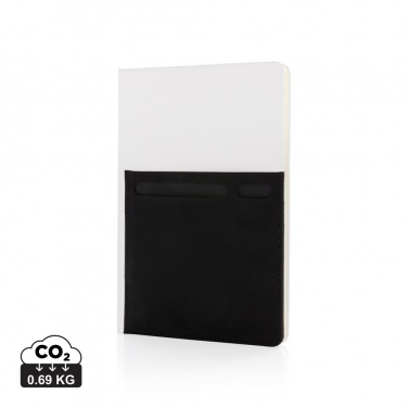 Logotrade promotional merchandise picture of: A5 Deluxe notebook with smart pockets