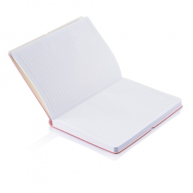 Logo trade promotional merchandise image of: Deluxe softcover A5 notebook