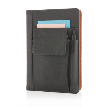 Logotrade promotional item image of: Notebook with phone pocket