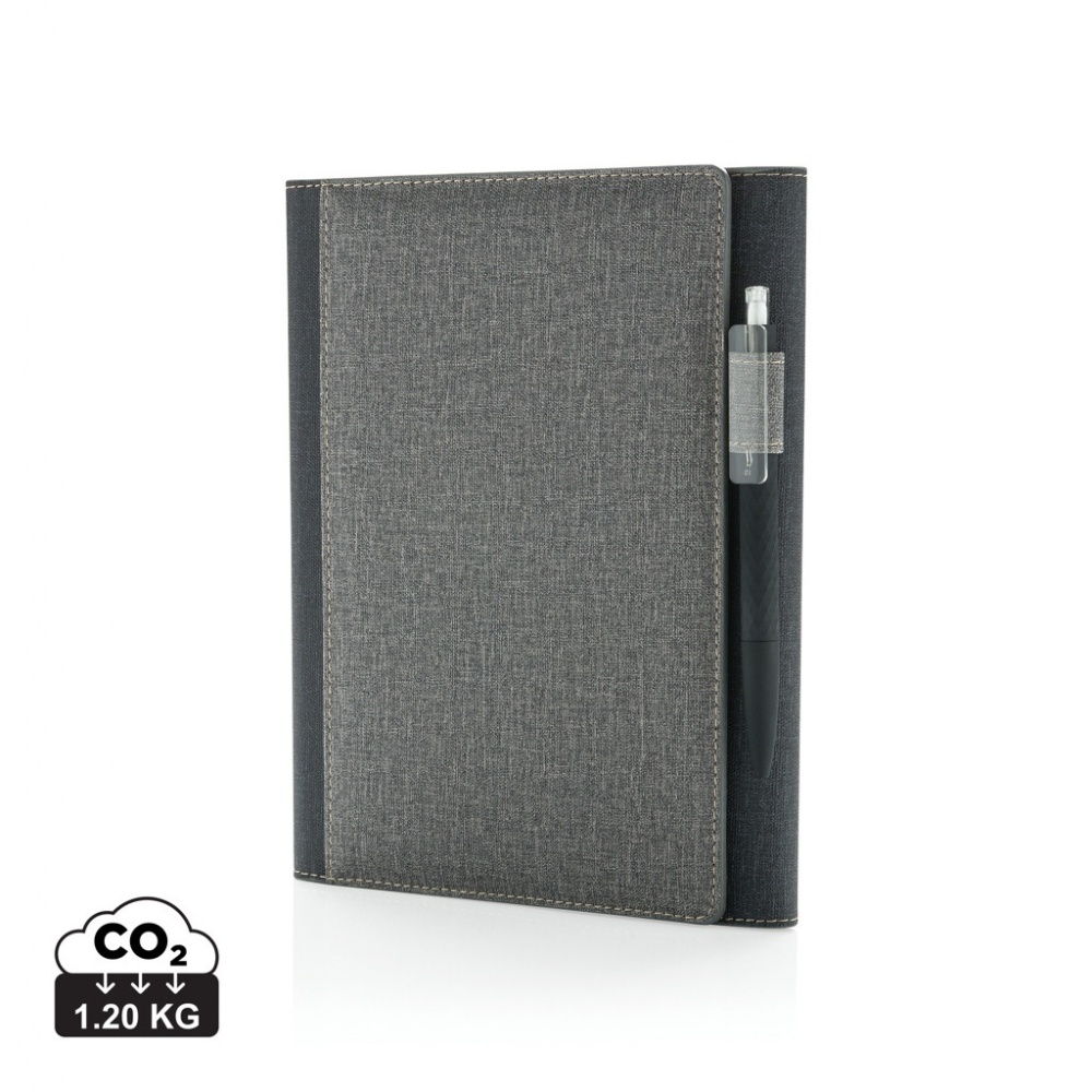 Logo trade corporate gifts image of: A5 Deluxe design notebook cover