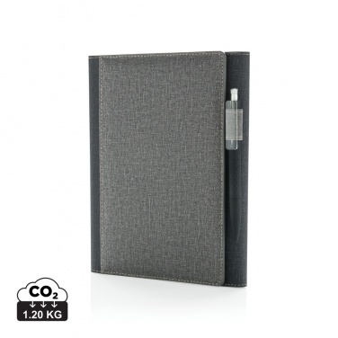 Logo trade advertising products image of: A5 Deluxe design notebook cover