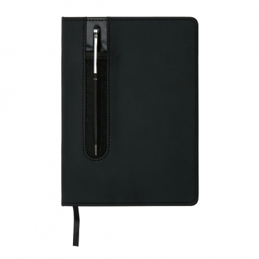 Logotrade promotional merchandise image of: Standard hardcover PU A5 notebook with stylus pen