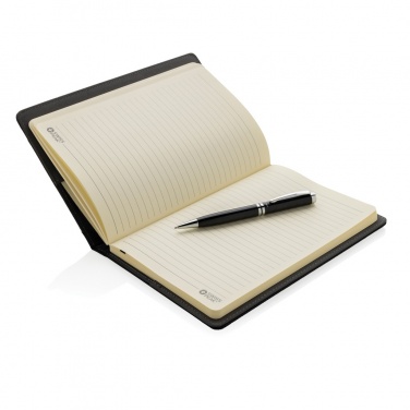 Logo trade promotional items picture of: Refillable notebook and pen set