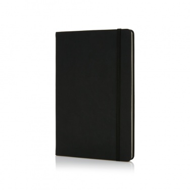 Logo trade promotional merchandise photo of: Deluxe hardcover PU A5 notebook