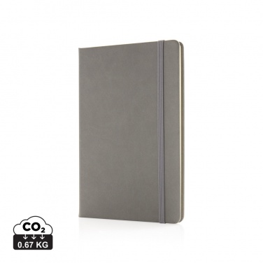 Logo trade promotional products image of: Deluxe hardcover PU A5 notebook