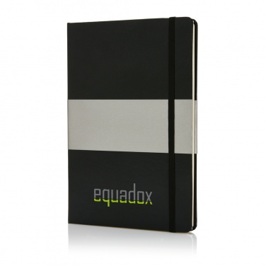 Logotrade promotional merchandise picture of: Deluxe hardcover A5 notebook