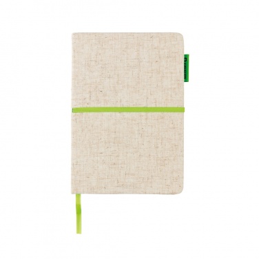 Logo trade promotional product photo of: A5 jute notebook