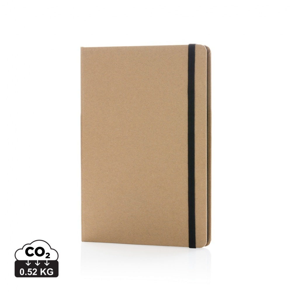 Logotrade promotional giveaway picture of: A5 kraft notebook