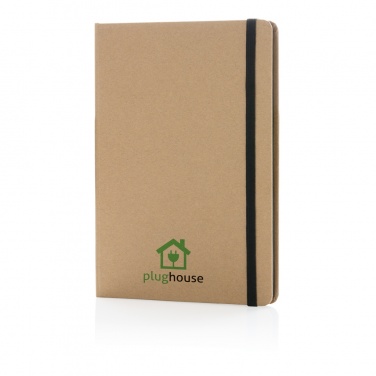 Logo trade promotional gift photo of: A5 kraft notebook