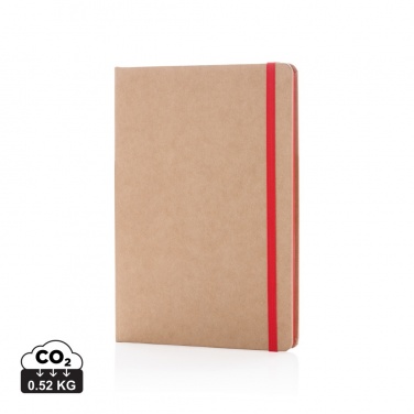 Logotrade promotional gift picture of: A5 kraft notebook