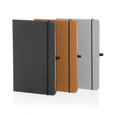 Logotrade business gift image of: Recycled leather hardcover notebook A5