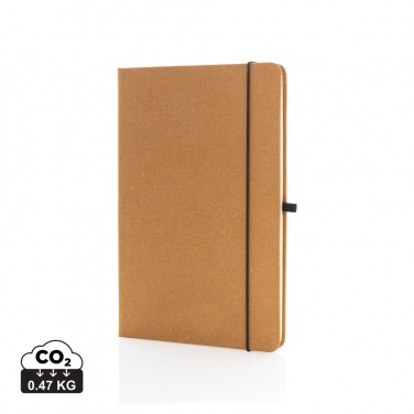 Logotrade promotional product image of: Recycled leather hardcover notebook A5