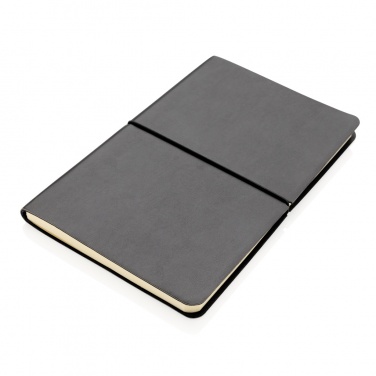 Logo trade promotional products image of: Modern deluxe softcover A5 notebook