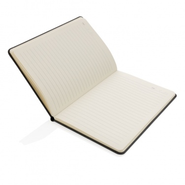 Logotrade corporate gifts photo of: Deluxe hardcover PU notebook A5 with phone and pen holder