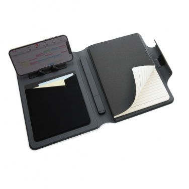 Logo trade corporate gifts image of: Artic Magnetic 10W wireless charging A5 notebook