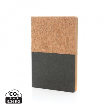 Logotrade promotional item image of: A5 cork & kraft notebook