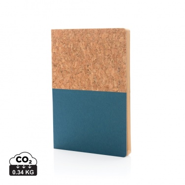 Logotrade promotional item image of: A5 cork & kraft notebook