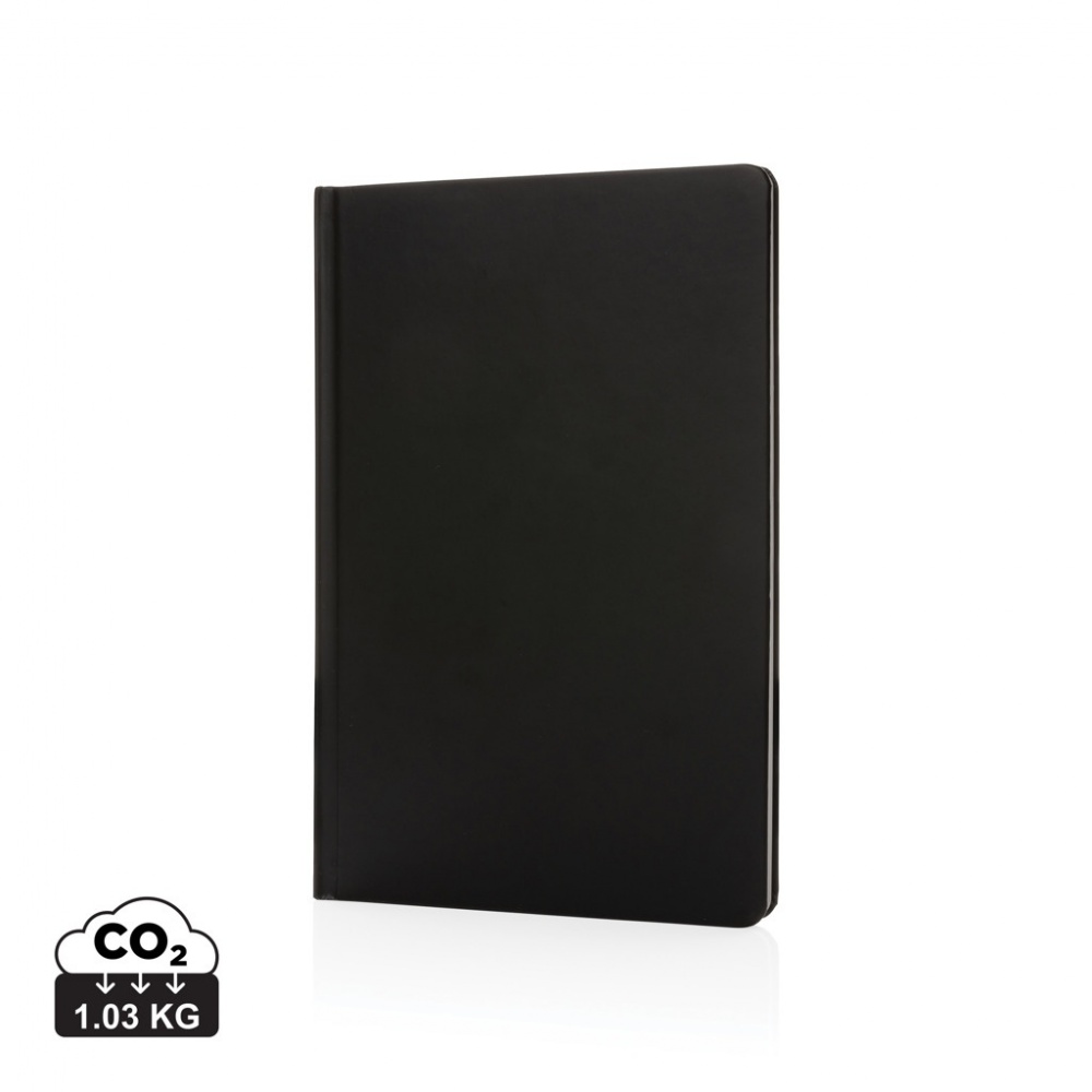 Logo trade promotional products picture of: A5 Impact stone paper hardcover notebook