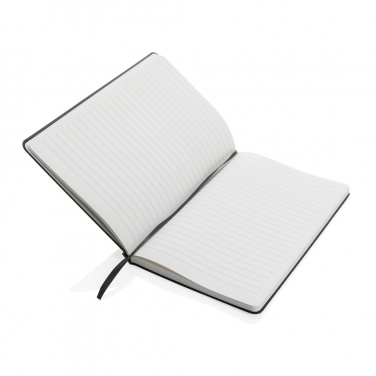 Logo trade promotional merchandise picture of: A5 Impact stone paper hardcover notebook