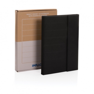 Logo trade promotional products picture of: Impact Aware™ A5 notebook with magnetic closure