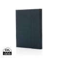 Impact Aware™ A5 notebook with magnetic closure, navy