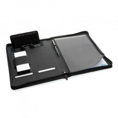 Logotrade promotional product picture of: Impact Aware™ deluxe 300D tech portfolio with zipper