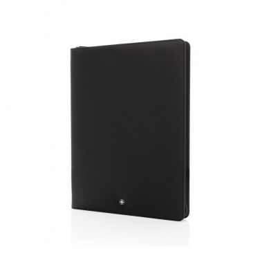 Logotrade promotional item picture of: Swiss Peak Heritage RCS rPU A4 portfolio with zipper