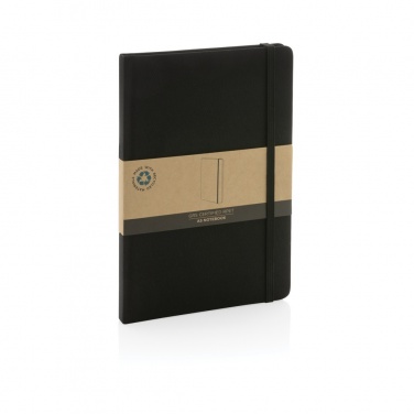 Logo trade corporate gifts image of: GRS certified RPET A5 notebook