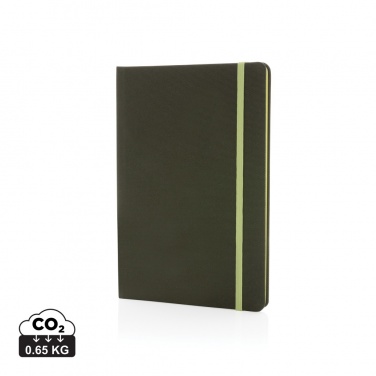 Logo trade promotional items picture of: GRS certified RPET A5 notebook