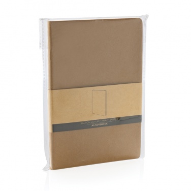 Logotrade promotional item picture of: Salton A5 GRS certified recycled paper notebook