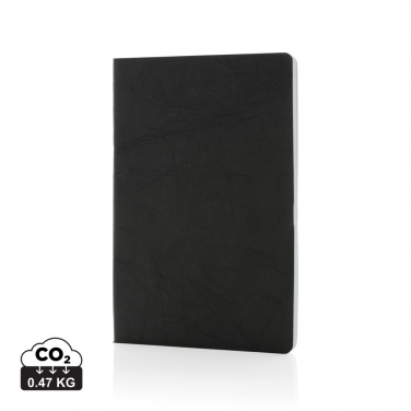 Logo trade corporate gifts picture of: Salton A5 GRS certified recycled paper notebook