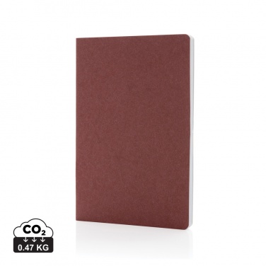 Logo trade promotional merchandise photo of: Salton A5 GRS certified recycled paper notebook