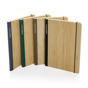 Logo trade promotional items picture of: Scribe bamboo A5 Notebook