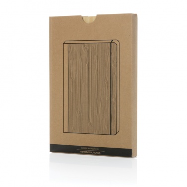 Logo trade business gifts image of: Scribe bamboo A5 Notebook