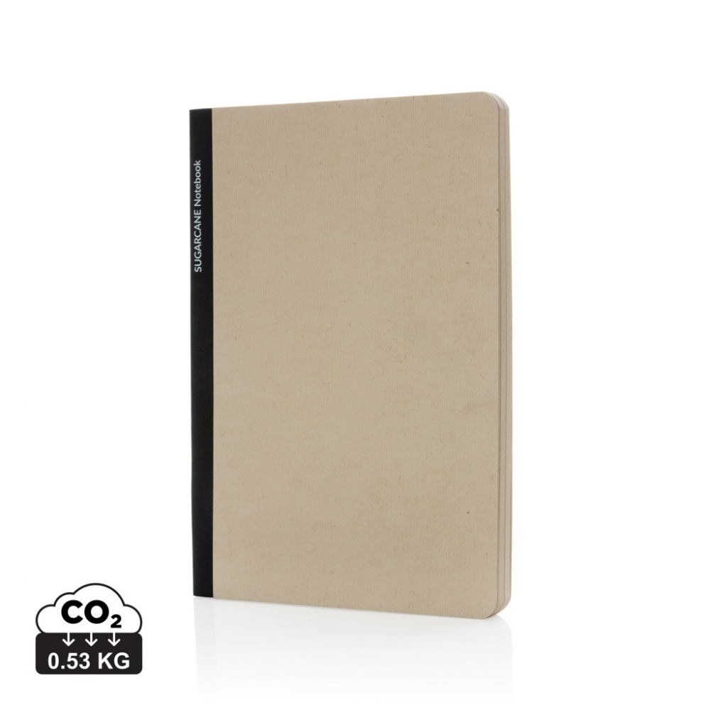 Logo trade promotional giveaway photo of: Stylo Sugarcane paper A5 Notebook