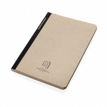 Logo trade promotional giveaways picture of: Stylo Sugarcane paper A5 Notebook