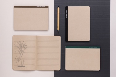 Logo trade promotional giveaways image of: Stylo Sugarcane paper A5 Notebook