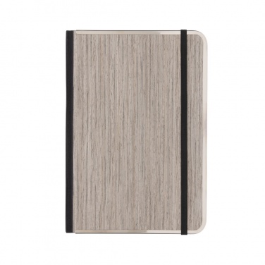 Logo trade advertising product photo of: Treeline A5 wooden cover deluxe notebook