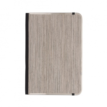 Logotrade business gift image of: Treeline A5 wooden cover deluxe notebook