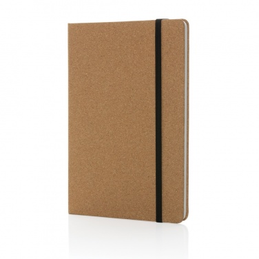 Logotrade promotional item image of: Stoneleaf A5 cork and stonepaper notebook