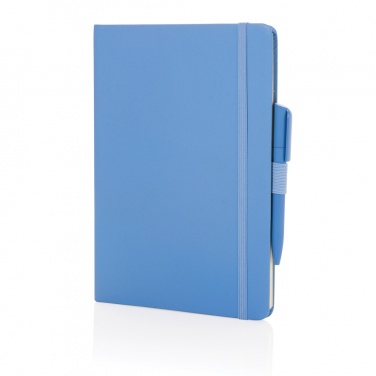 Logo trade promotional giveaways image of: Sam A5 RCS certified bonded leather classic notebook