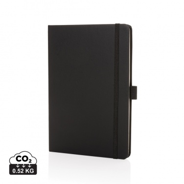 Logo trade promotional merchandise image of: Sam A5 RCS certified bonded leather classic notebook