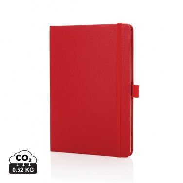 Logotrade advertising product image of: Sam A5 RCS certified bonded leather classic notebook