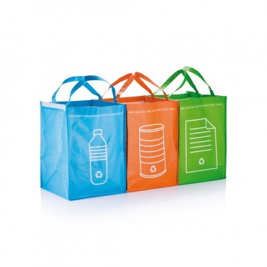 Logo trade corporate gifts picture of: 3pcs recycle waste bags